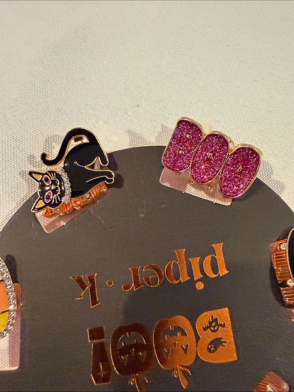 Halloween Hair Clips Set